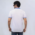 white formal soft polo t shirt for men. 