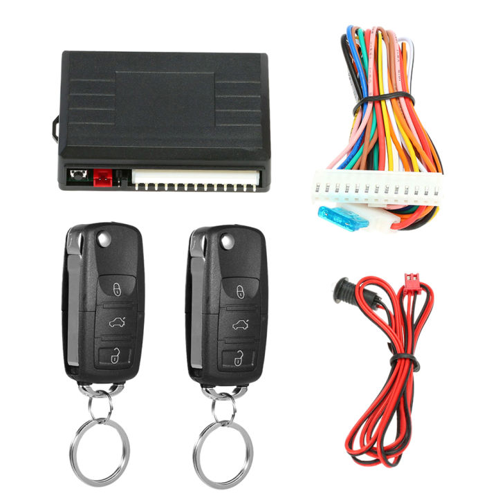 【The-Best】 Universal Car Door Lock Trunk Release Keyless Entry System Central Locking Kit With Remote Control Car Accessories