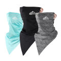 Summer ice silk sun protection mask triangle towel men's cycling cool mask multi-functional outdoor sports magic headscarf.