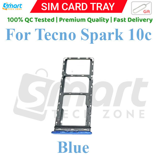 Tecno%20Spark%2010c%20Sim%20Tray%20Micro%20SD%20Card%20Slot%20with%20Sim%20Ejector%20Pin%20Replacement%20Part%20-%20Image%203
