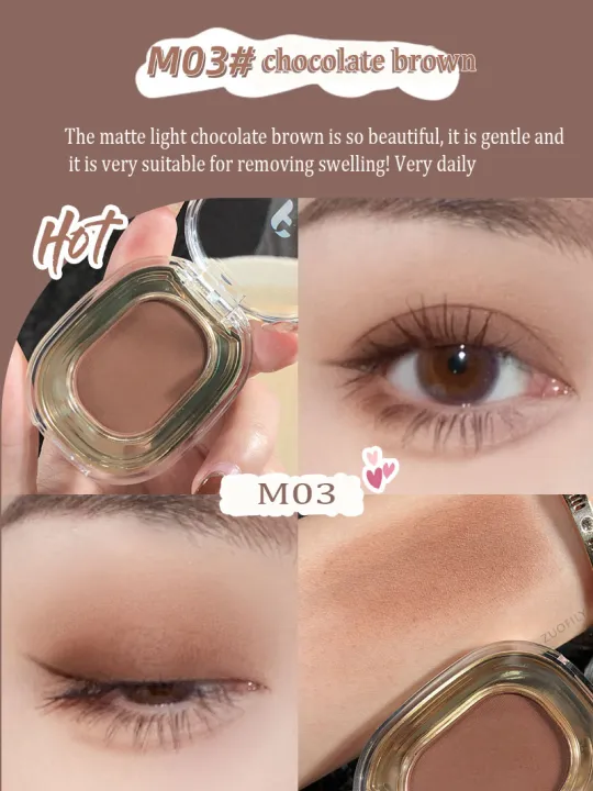 acaron%20rey%20Eyeshadow%20alette%20atte%20Shimmer%20Eye%20ase%20akeup%20Earth%20rown%20igment%20lush%20Contour%20owder%20Single%20Color%20alet%20-%20Image%204