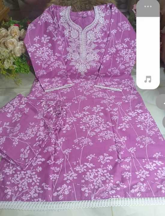 Stitched%20Tc%20Cotton%20Clothes,%20Embroidery%20Work%20with%20Screen%20Print%20Kamiz%20and%20Sallower%202%20Pis%20Collection%20For%20Women/Girls%20-2pis%20-%20Image%203