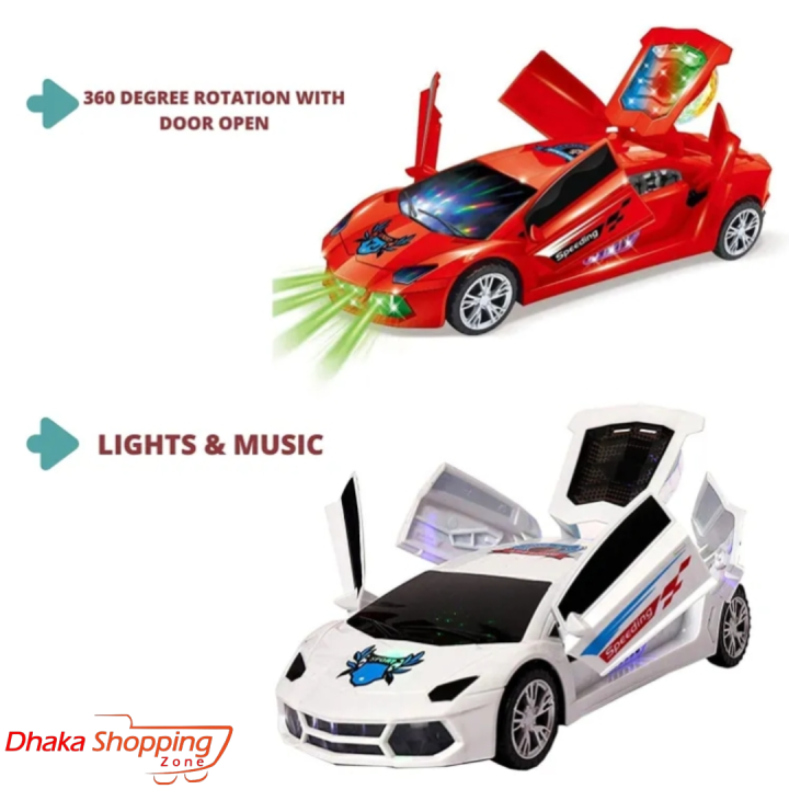 Smoke Remote Control Racing Lamborghini Red Car Light, Rechargeable High  Speed Drift wireless Electronic RC Cars Boys kids Toys smoke Dhaka Glory