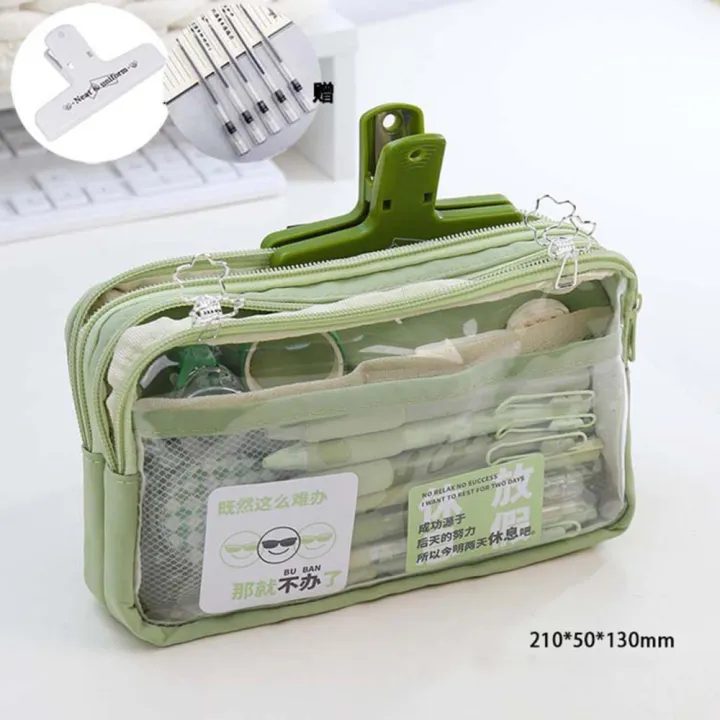 Transparent%20Transparent%20pencil%20case%20Convenient%2022*13*5cm%20Weaving%20Multilayers%20pencil%20bag%20Aesthetic%20design%20Large%20capacity%20Large%20capacity%20pen%20pouch%20for%20School%20Office%20Art%20class%20Students%20Stationery%20storage%20-%20Image%202
