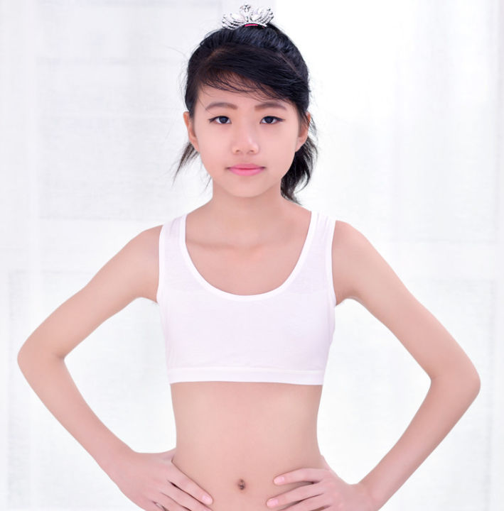 SHUNANCHI%20MOMO%20Children's%20bra%20girl%20training%20soft%20and%20breathable%20girl%20sports%20underwear%20baby%20bra%20student%20wrapped%20chest%20-%20Image%209
