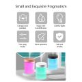 Tinzzi Portable Colorful Light Humidifier Mini USB Charging Desktop Humidifier for Home Office(6.8x9.1cm). 