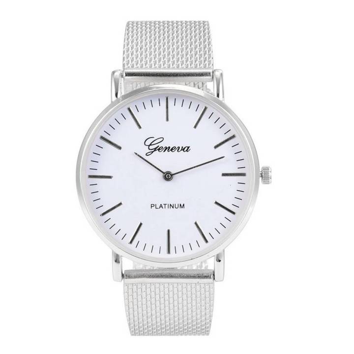 Men Luxury Stainless Steel Quartz Military Sport Plastic Band Dial Wrist Watch