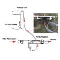 ARELENE 2pcs 3/4 Garden Irrigation Device Venturi Injector Switch Water Tube Kit. 