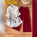 New Exclusive Hot Tops And Palazzo Set For Stylish Women A Comfortable Trendy Two Piece Outfit Combo. 