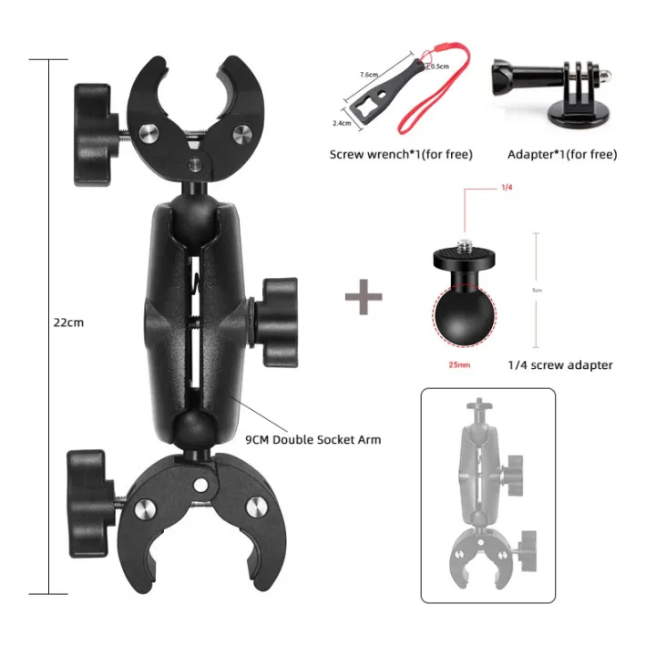 Motorcycle%20Bike%20Invisible%20Selfie%20Stick%20Monopod%20Handlebar%20Mount%20Bracket%20for%20GoPro%2011%20Insta360%20One%20X2%20X3%20Action%20Camera%20Accessories%20-%20Image%205