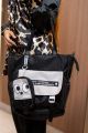 Niche Designed Women's Canvas Large Capacity Shoulder Bag Junior High School Tutoring Class Crossbody Zipper for Lady Students just 1 pis.