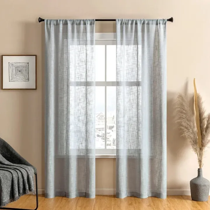 BILEEHOM%20Japan%20Style%20Solid%20Tulle%20Sheer%20Curtains%20For%20Living%20Room%20Curtain%20White%20Yarn%20Thicken%20Cotton%20And%20Linen%20Simple%20Tulle%20Curtain%20-%20Image%206