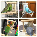 Bird Mirror With Perch Bird Perch Mirror Toy Stand Bird Toy Cockatiels Cage. 