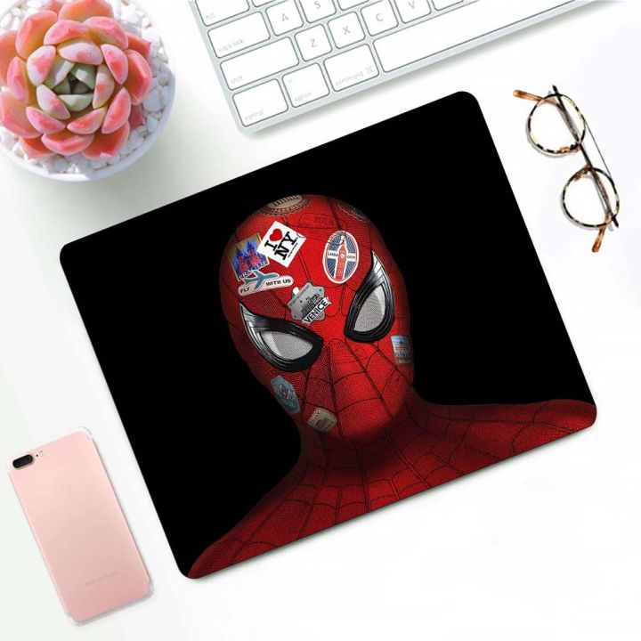 Marvel%20Spiderman%20Design%20Pattern%20Game%20mousepad%20Small%20Pads%20Rubber%20Mouse%20Mat%20MousePad%20Desk%20Gaming%20Mousepad%20Cup%20Mat%20-%20Image%204