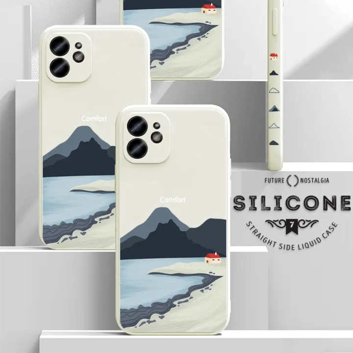 Infinix%20Note%208I/X683%20New%20Mount%20Fuji%20Design%20Edge%20Pattern%20Silicone%20Full%20Camera%20Protect%20Case%20Cover%20-%20Image%203