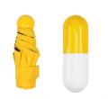 7" Mini Folding Umbrella with Cute Capsule Case.
