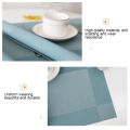Placemats for Kitchen Dining Table, Heat-Resistant StainAnti-Skid Washable PVC Table Mats, Easy to Cleaning (6 Pack) High Quality. 