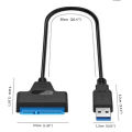 USB 3.0 to SATA 2.5" External Hard Disk Drive Adapter Reader For SSD HDD Cable Hudduo. 