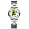 Cute Cartoon Pretty Spongebob Style Children's Watches Kids Student Girls Boys Quartz Metal Steel Wrist Watch Ja137. 