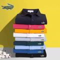 2023 High-end Embroidery New Men's Polo Shirt Lapel Short-sleeve Polo Shirt Business Casual High-quality Men's T-shirt. 
