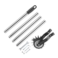 Edger Lawn Tool, Hand Manual Lawn Edger, Wheel Rotary Trimmer Grass Edger Shear for Garden Sidewalk ( 1.6m). 
