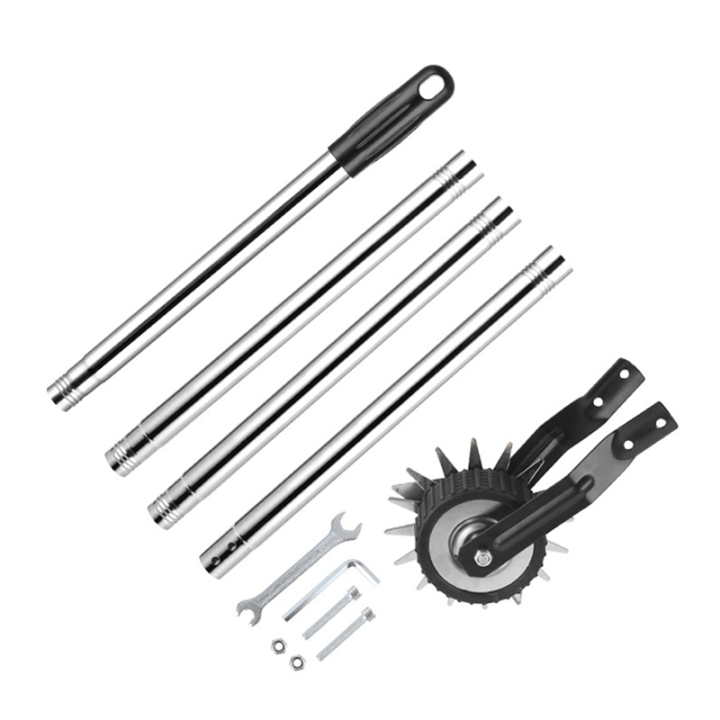 Edger Lawn Tool, Hand Manual Lawn Edger, Wheel Rotary Trimmer Grass Edger Shear for Garden Sidewalk ( 1.6m)