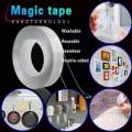1M length 3CM width Nano Magic Double Side Adhesive Tape Nano Magic Double Side Adhesive Tape. 