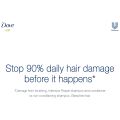 Dove Ultra Care Shampoo 330ml Intensive Repair Shampoo.