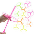 5/20/50pcs Twisty Flying Saucers Children Outdoor Play Push By Hand Rotating Round Disc Helicopters Novetly Toys for Kids Gifts.