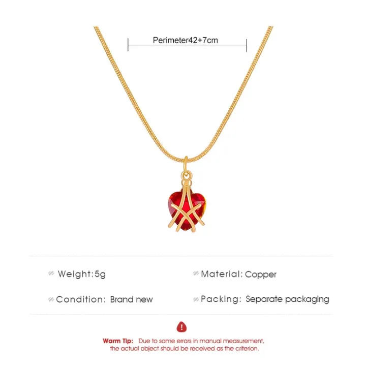 %E3%80%90Happy%20childhood%20memories%E3%80%91(NEW)2024%20Delicate%20Barbie%20Crystal%20Love%20Pendant%20Necklace%20Ins%20Fashion%20Sweet%20Heart%20Clavicle%20Chain%20Couple%20Girlfriends%20Princess%20Accessories%20-%20Image%204