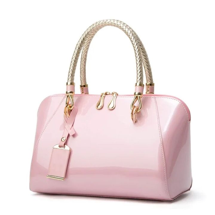 De%20For%20Women%20Fashion%20New%20Blue%20Bag%20Beige%20Pink%20Luxury%20Handbag%20Red%20Shiny%20Designer%20Bags%20Black%20Sac%20Femme%202023%20Leather%20Luxe%20Boston%20-%20Image%202