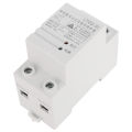 230V Adjustable Automatic Reconnect Over Voltage And Under Voltage Protection Relay 2P32A. 