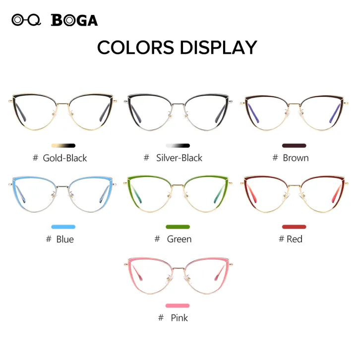 OQ%20BOGA%207%20Colors%20Unisex%20Anti%20Blue%20Light%20Radiation%20Computer%20Glasses%20Women%20Men%20Eye%20Protection%20Fashion%20Cat%20Eye%20Frame%20Eyewear%20-%20Image%205