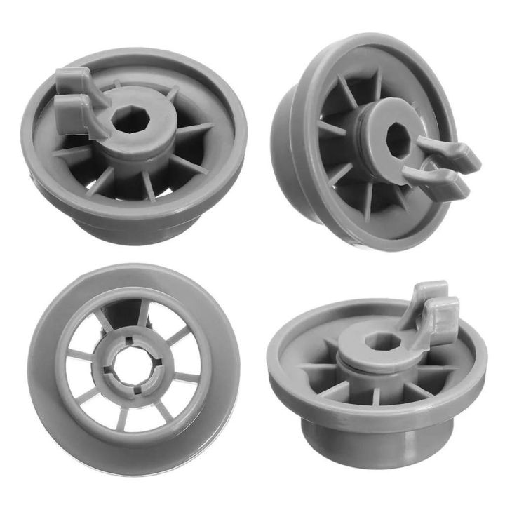 4%20x%20Dishwasher%20Lower%20Basket%20Rail%20Wheels%20for%20&%20Grey%20165314%20-%20Image%207