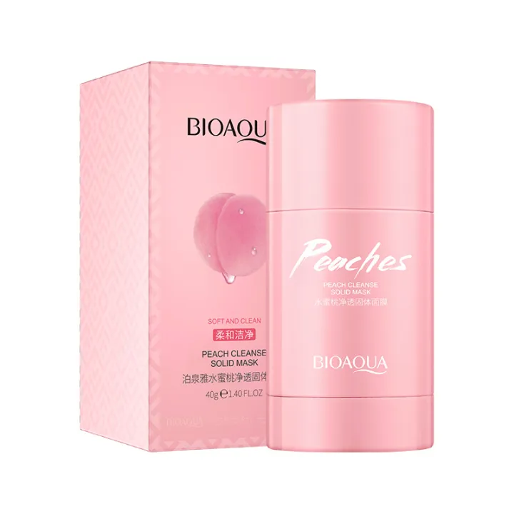 2pcs%20BIOAQUA%20Honey%20Peach%20Solid%20Facial%20Masks%20Stick%20Moisturizing%20Brightening%20Removal%20Blackhead%20Face%20Mask%20Clay%20Mud%20Masks%20Skin%20Care%20-%20Image%202