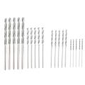 Diamond Drill Bit Set 20 Pieces 4 Sizes 1mm 1.5mm 2mm 2.5mm Twist Tip Jewelry Beach Sea Glass Shells Gemstones Lapidary. 