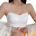 Invisible strapless bra for women wireless push up non slip wedding brassiere big breasts underwear sexy lingerie S-XL plus size dislikelike. 