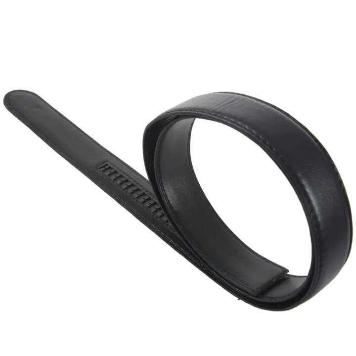Luxury%20Men's%20Leather%20Automatic%20Ribbon%20Waist%20Strap%20Belt%20Without%20Buckle%20Black%20-%20Image%207