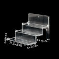 1-3 Tier Perfume Organizer Box Multi-layer Acrylic Doll Display Stand Holder Transparent Perfumes Storage Rack Desktop Organizer.