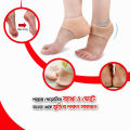 Silicone Gel Heel Pad Socks for Pain Relief for Men and Women. 