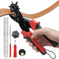 Leather Hole Punch Belt Hole Puncher Leather Punch Tool for Leather for Leather Belts Watches for Belts Diameter: 4.5/4 /3.5/3/2.5/2Mm.