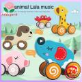 Children Fun Pulling Toys Cute Cartoon Animal Dog Bear Lion 4 Wheels Mini Car Toy for Toddlers Boy Gifts for Kids KankongAgu. 