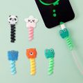 Multifunction Silica Gel Cartoon Animal Modeling Cable Strap Ties / Universal Wire Winder Clip / Reusable Fastening Cable Cords Organizer / Cable Line Management Tools. 