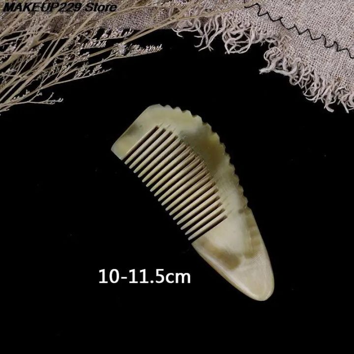 %E3%80%90Daily%20Necessities%20For%20Anyone%20Store%E3%80%91Natural%20Ox%20Horn%20Anti-Static%20Hair%20Comb%20With%20Handle%20for%20Salon%20Styling%20Hair%20Styling%20-%20Image%203