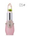 Waterproof Flower LipStick Jelly Flower Transparent Color Changing Lipstick Long Lasting 6 Colors Flower Lipsticks Lip balm.