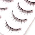 Meiliyue Japanese Style 5 Matching False Eyelashes Sharpening Process Natural Simulation Cross Short Handmade Eyelash. 
