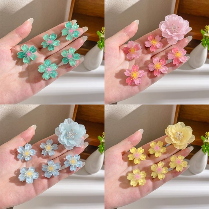 5-10%20PCS%20Japanese%20Sweet%20Cherry%20Blossom%20Hair%20Clip%20Princess%20Hair%20Knitting%20Headwear%20Lovely%20Flower%20Hairpin%20-%20Image%204