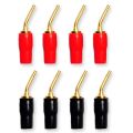 10-Pair 2mm Banana Plug Pin Screw Type, Audio Speaker Cable Connector & 5 Pairs Banana Plugs,Connectors, Open Screw Type.