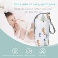Insulated Bottle Bags Oxford Cloth Water Milk Cooler Bags Baby Feeding Bottle Thermal Bags With Hitch Strap Bottle Storage Bag.