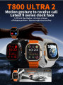 T800/T900 Ultra 2 Smart Watch 2.3" HD Screen Waterproof Bluetooth Calling Pedometer Heart Rate Blood Pressure Sleep Sports Watch for iPhone & Andriod Phone. 